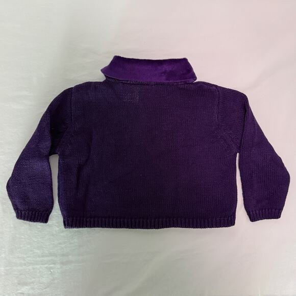 VTG McKids Cardigan Sweater Girls 2T Embroidered Knit Cottagecore Storybook Cute - Picture 7 of 12